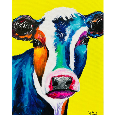 MOO-VELOUS Cow @ Prospect Rd Studio | Paint & Sip