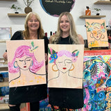 Boho Abstract @ Prospect Rd Studio | Paint & Sip