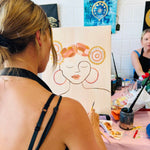 Boho Abstract @ Prospect Rd Studio | Paint & Sip