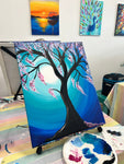 Moonlight Cherry Blossom @ Prospect Rd | Kids & Family Friendly Art Class