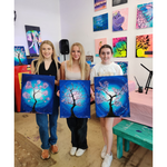 Moonlight Cherry Blossom @ Prospect Rd | Kids & Family Friendly Art Class