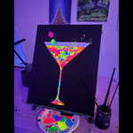 Neon Lights Cocktail Paint & Sip @ Prospect Rd