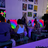 Neon Eiffel Tower @ Prospect Rd Studio | Paint & Sip